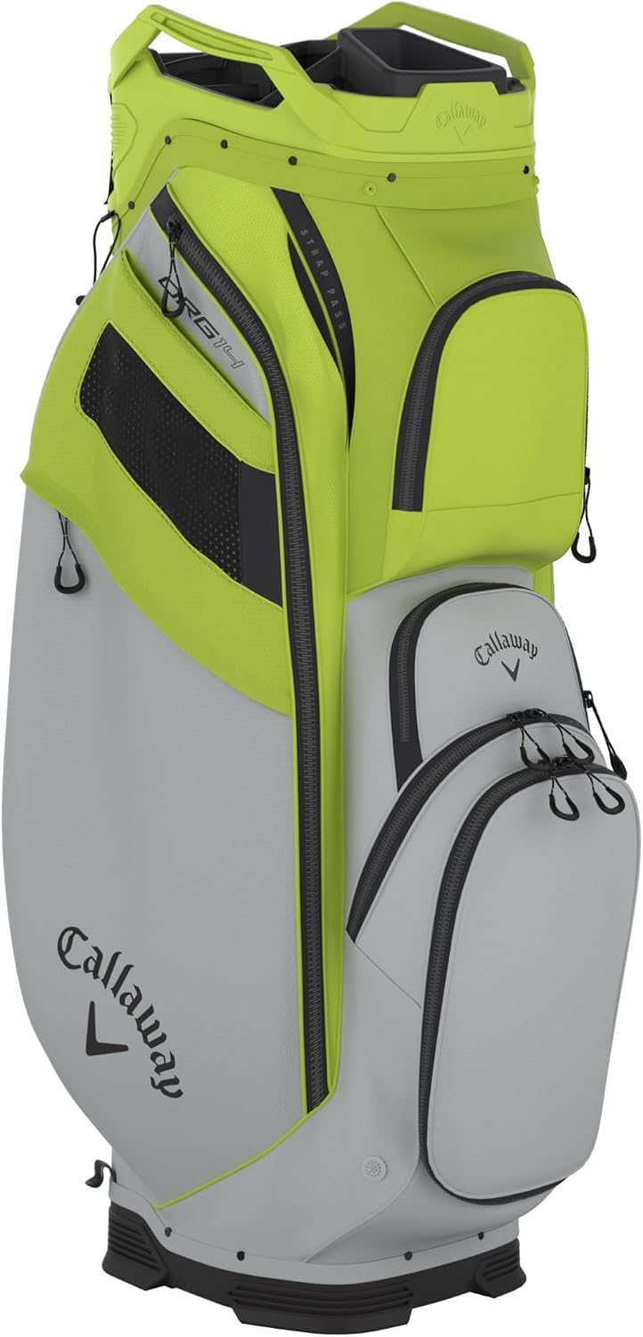 Callaway Golf ORG 14 Cart Bag (Navy/Flow Yellow)