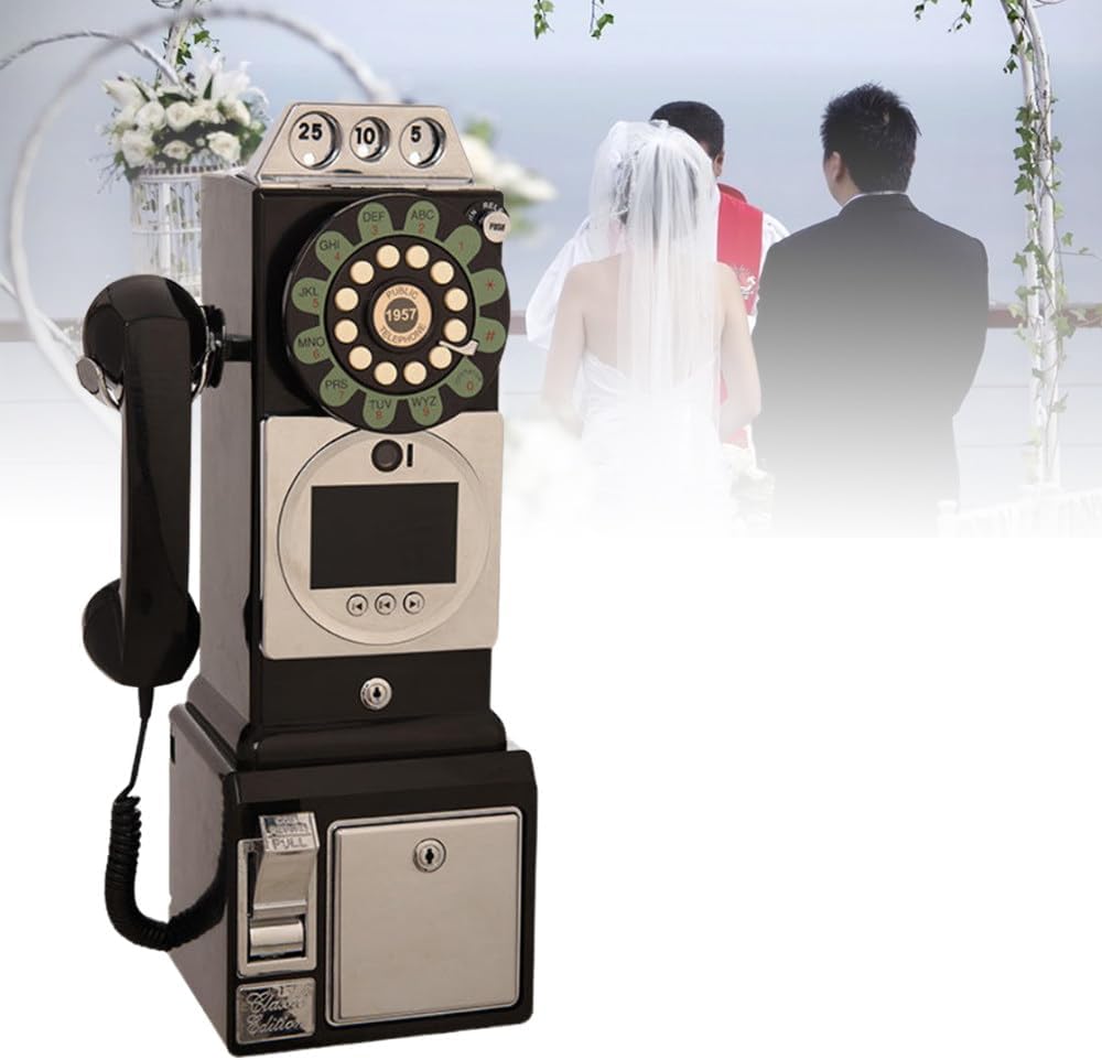 1080p Video Audio Guestbook,Audio Video Guest Book Retro Wedding,3.5 Inch Screen,Recording Time 300 Minutes,for Wedding Bridal Shower Birthday Graduation Black