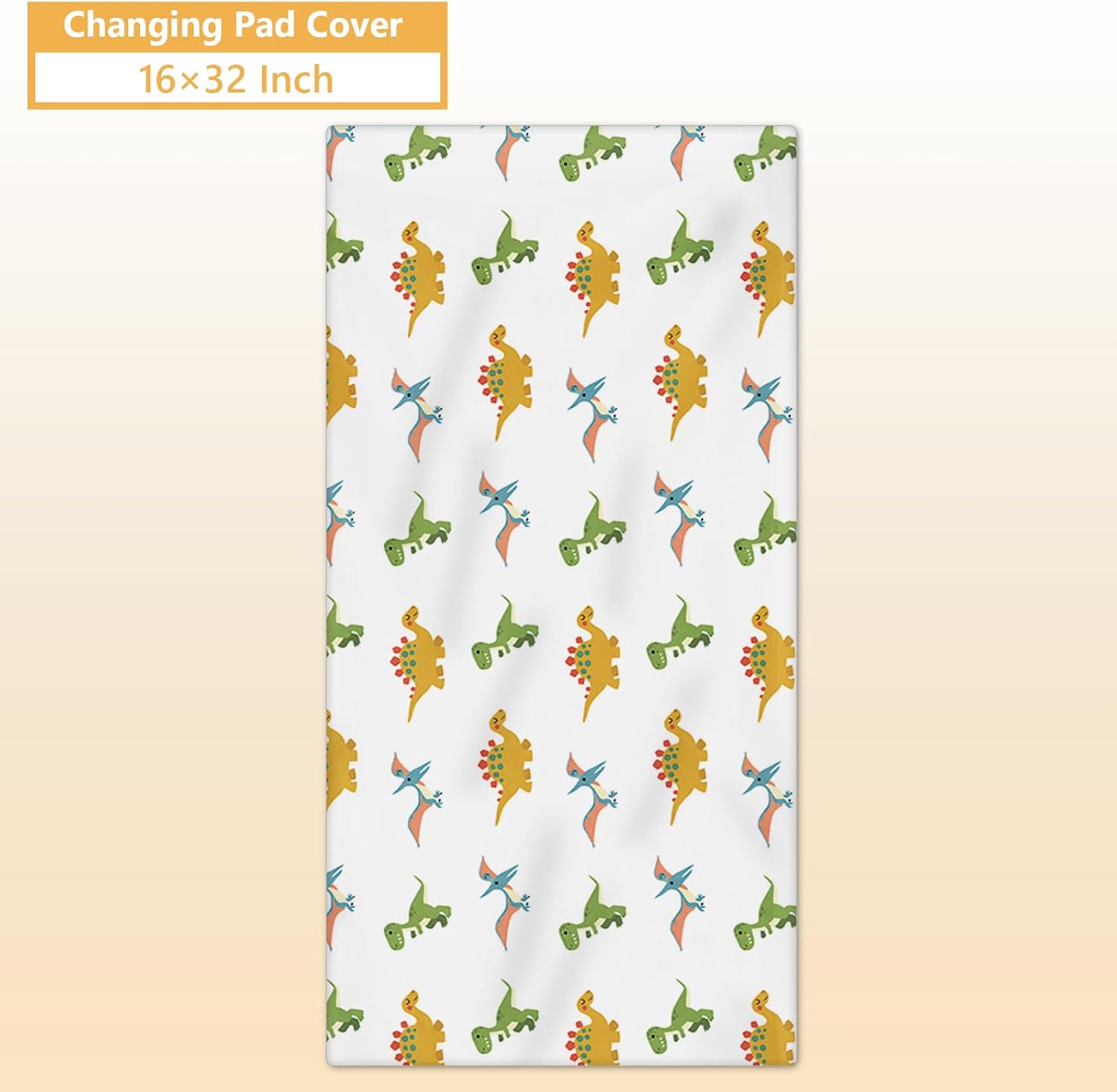 Terwex Personalized Baby Bedding Set, 5 Pcs Custom Baby Crib Sets with Name, Dino Toddler Bedding Set for Baby Boys Girls, Double Layer Flannel Nursery Bedding Set, Customized Gifts for Kids Infants