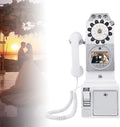 Audio Guest Book Wedding Phone, Customized Audio Messages, Retro Voicemail Recorder Guestbook for Wedding Baby Shower Retirement Graduation Birthday Party,White