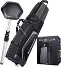 Golf Travel Bag with Hard Case Top and Wheels,Premium Oxford Fabric,Golf Travel Bags for Airlines,Protect Your Club for Safe Transport