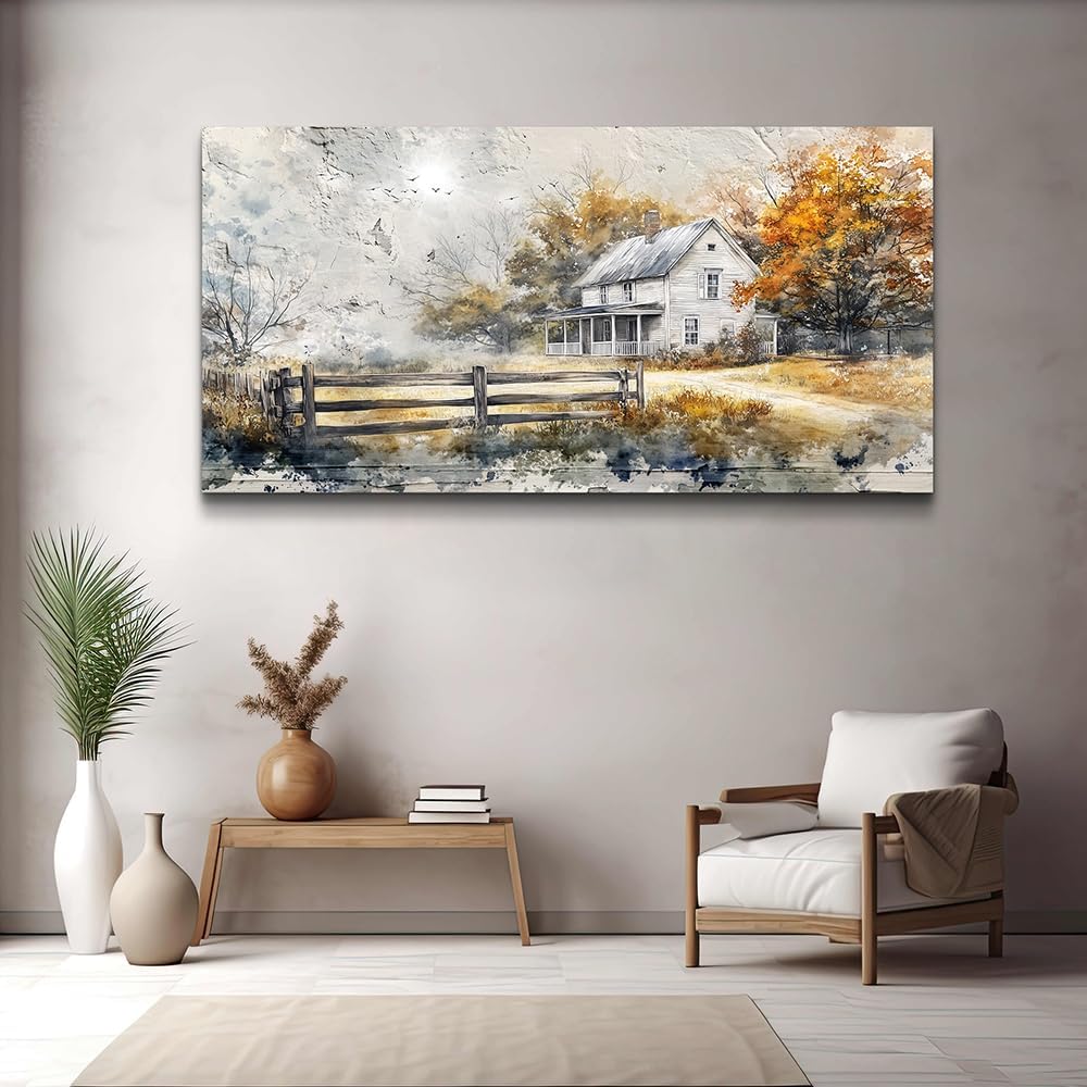 KELIYUAN Wall Decor Large Canvas Painting Wall Art For Bedroom Living Room Decoration Abstract Ink Landscape Painting Art Print Picture Room For office Farmhouse Home Decor Home Aesthetics 30x60 In
