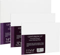 Centurion All-Media Primed Linen Panels - Large Multipack of 9-11oz Universal Primed Canvas Boards for Painting, Mounted on MDF Wood, Non-Warping, Ideal for Artists, Professionals, and Painters