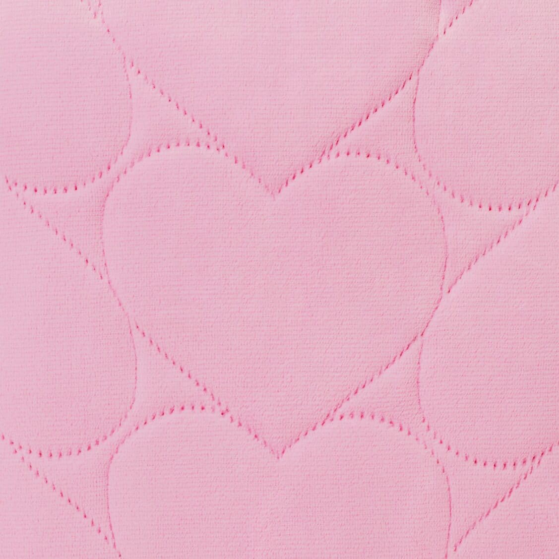 Paris Hilton 3 Piece King Size Comforter Set with 2 Pillow Shams- Soft Warm Chic & Lightweight Quilted Bed Spread, Housewarming & Birthday Gifts for Women & Teen Girls, Pink Hearts (Miranda)