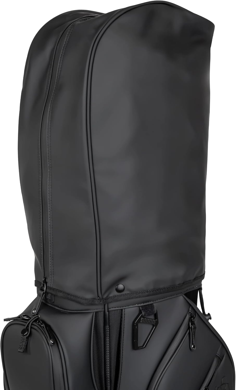 KRADUL - LUX Cart Bag – Lightweight Vegan Leather Golf Cart Bag with Waterproof Pockets, Organized Club Dividers & Cart Strap Tunnel