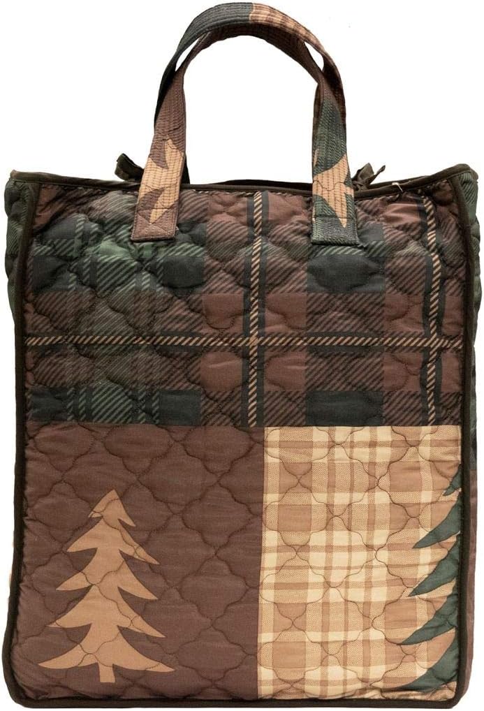Donna Sharp Brown Bear Cabin-Twin Quilt Set, Measures 68 x 90, Includes 1 Quilt and 1 Standard Sham, Machine Washable