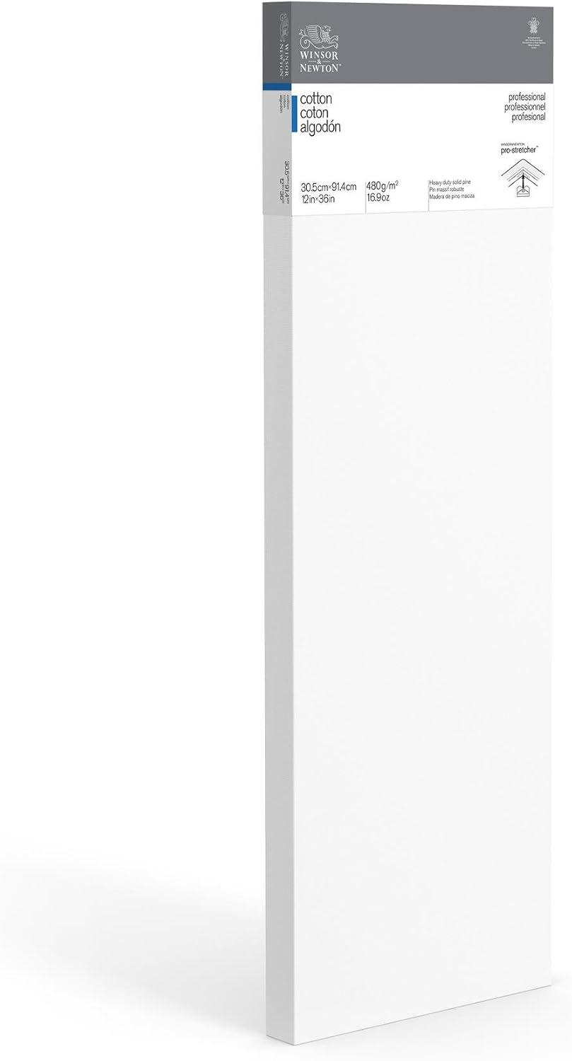 Winsor & Newton Professional Cotton Canvas, 12' x 36' Deep Edge