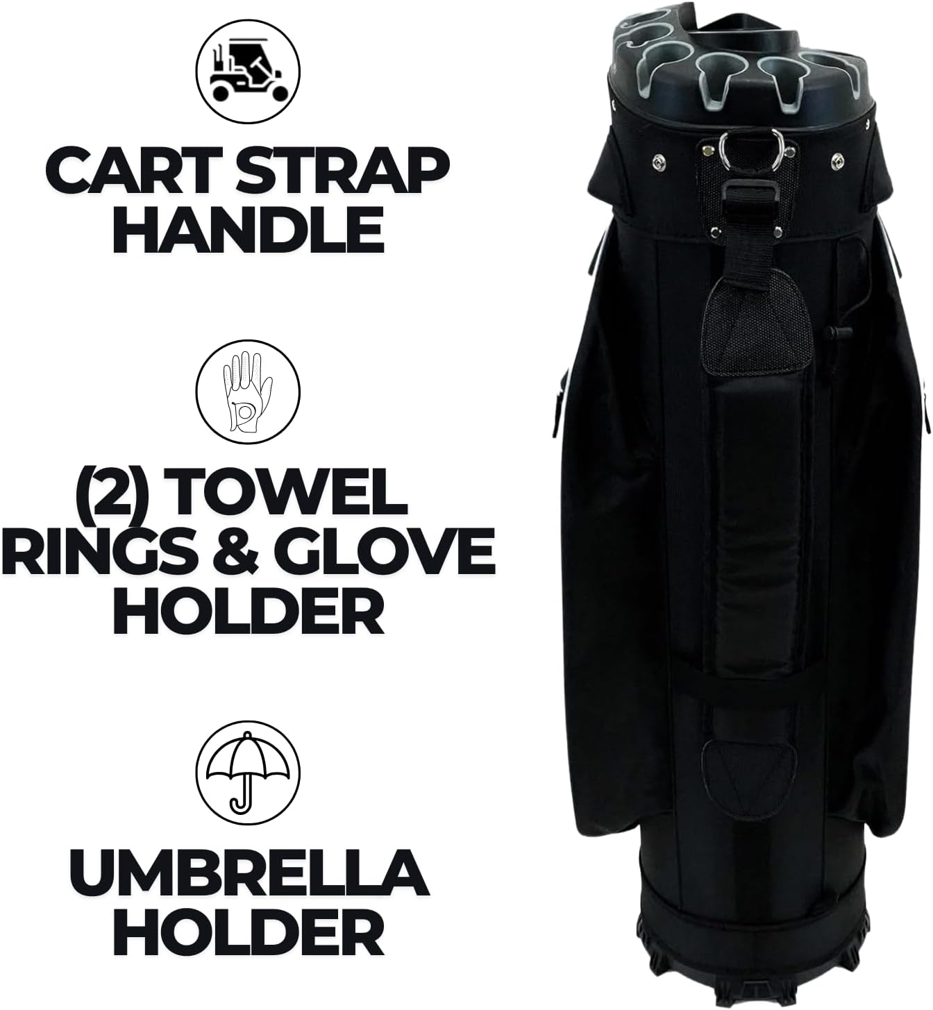 Izzo Vault Golf Cart Bag