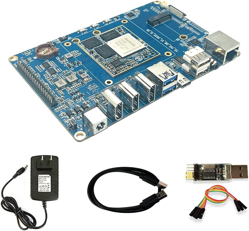 Banana Pi BPI-W3 Wireless Dual Band WiFi Router Board, Rockchip RK3588 8GB Single Board Computer, with Dual Gigabit Ethernet Ports for AI Edge Computing, Support Android Linux OpenWRT