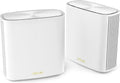 ASUS ZenWiFi Whole-Home Dual-Band Mesh WiFi 6 System XD6 White - 2 Pack, Coverage up to 5,400 sq.ft & 4+ Rooms, 5400Mbps, AiMesh, Lifetime Free Internet Security, Parental Control, Easy Setup