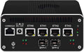Firewall Appliance Mini PC i5-1250P(12C/16T,Up to 4.4GHz),2xSFP+10GbE Ports,NO RAM NO SSD Barebone Mini Home Server Computer,4xi226-V 2.5GbE,HDMI+DP Triple Display,1xConsole Micro PC