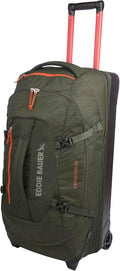 Eddie Bauer Expedition Rolling Duffel Bag with Wheels | Travel | Check-In | Luggage | Rugged | Durable - Dark Thyme, 30'