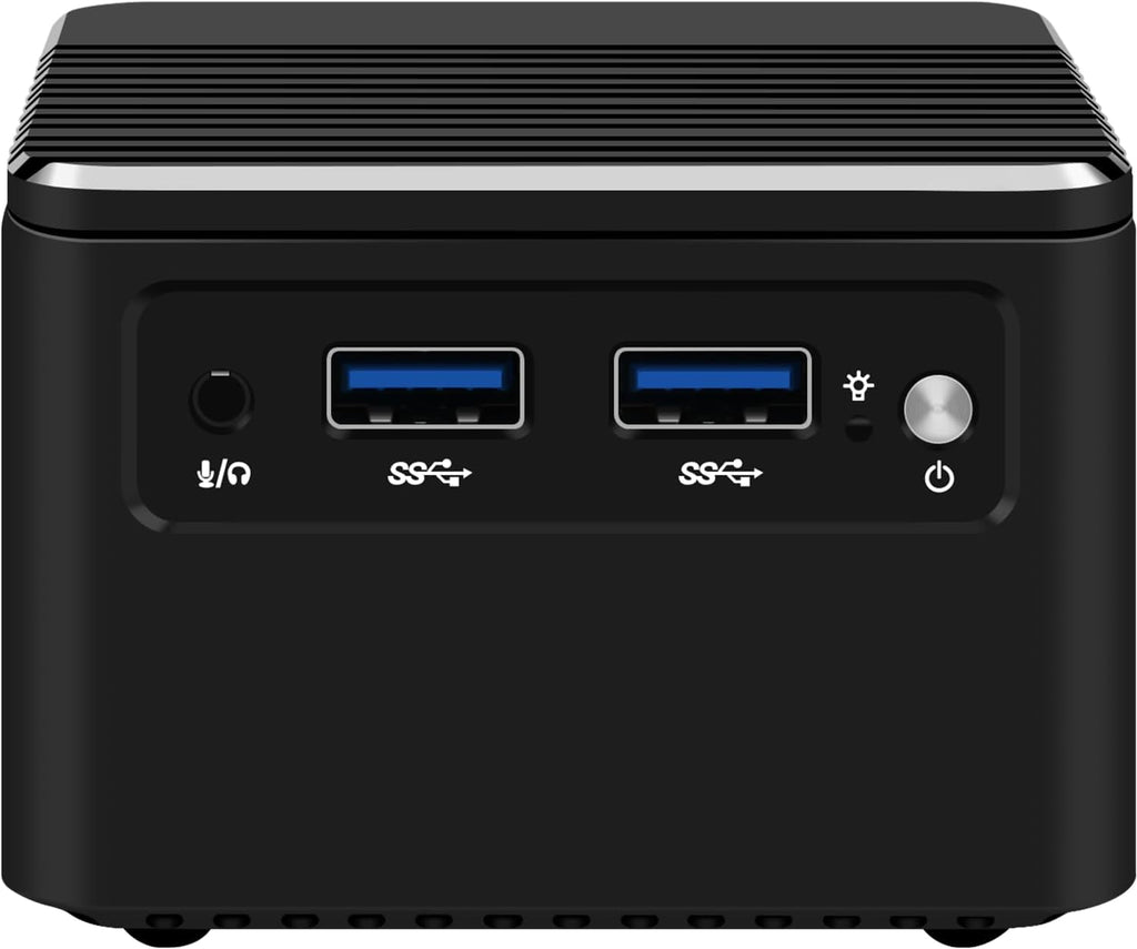 MR-M1 Plus Mini Router Alder Lake i3-N305, 8C/8T, up to 3.8 GHz,16G RAM NO SSD, Type-C/HDMI 4K Dual Display,4X LAN i226-V 2.5GbE Ports/USB3.1 Gen2,Linux/Ubuntu PC