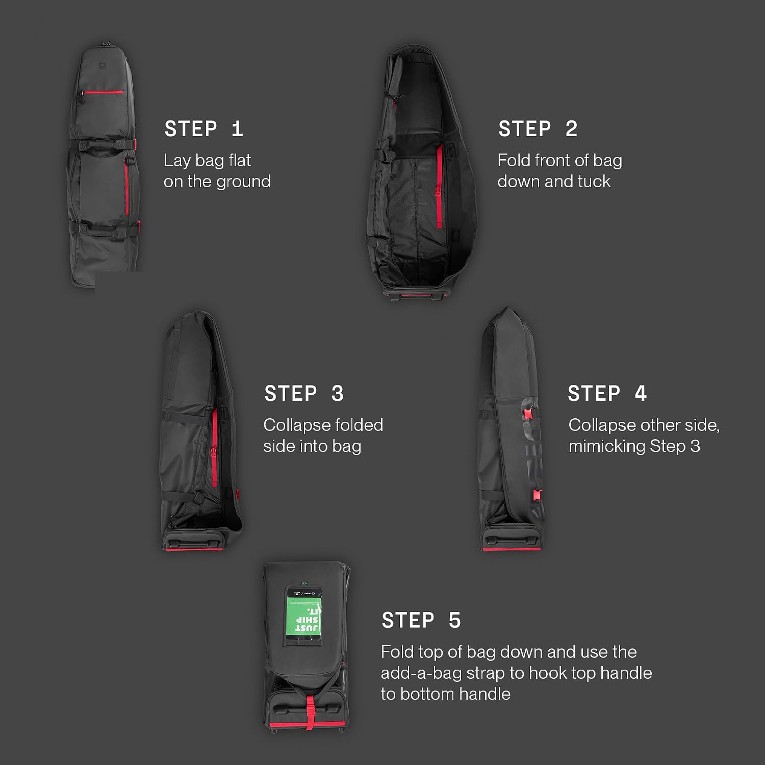 OGIO Golf Wheeled Travel Bag (for Golf Bag and Clubs)