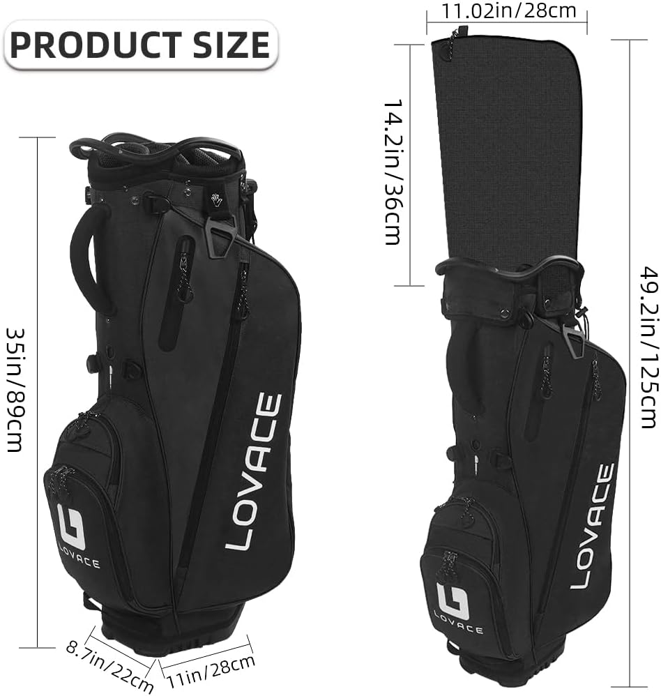 14 Way Golf Stand Bag, Lightweight Golf Bags with Stand for Men and Women