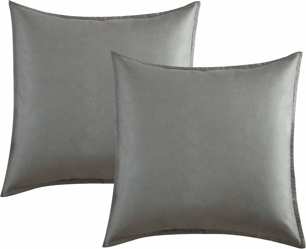 Riverbrook Home 100% Polyester Comforter Set, Full, Aiken - Gray, 10-Piece Set