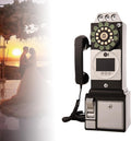 Audio Guest Book Wedding Phone, Customized Audio Messages, Retro Voicemail Recorder Guestbook for Wedding Baby Shower Retirement Graduation Birthday Party,Black