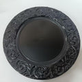 13' Elegant Charger Plate Durable Plastic Dinner Plates Set - 6/50/100 PCS Retro European Style in Gold, Silver, Black & Clear for Wedding, Party, Christmas Table Decoration