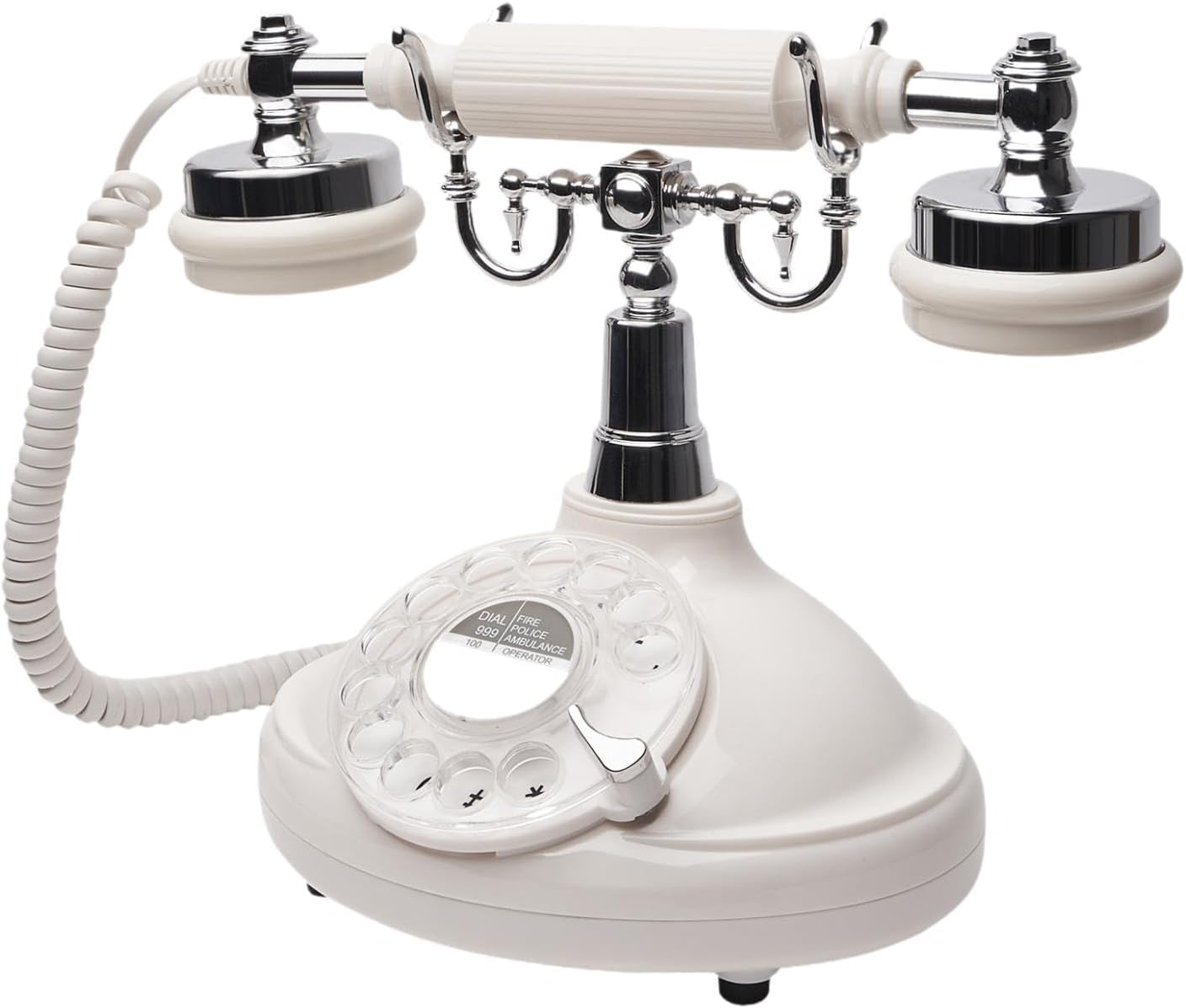 Fancyes Audio Guestbook Telephone Old Phone Recorder Old Fashioned Audio Guest Book Wedding Phone Desk Telephone Model for Birthday
