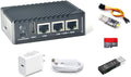 Nanopi R6S Mini WiFi Router Linux OpenWRT - 8GB LPDDR4X RAM 64GB eMMC, 8K Video Decoder Encoder, RK3588S SoC with 6TOPs NPU, 2X 2.5G &1G Gbps Ethernet for IoT NAS Smart Home Gateway (TF Card Kit)