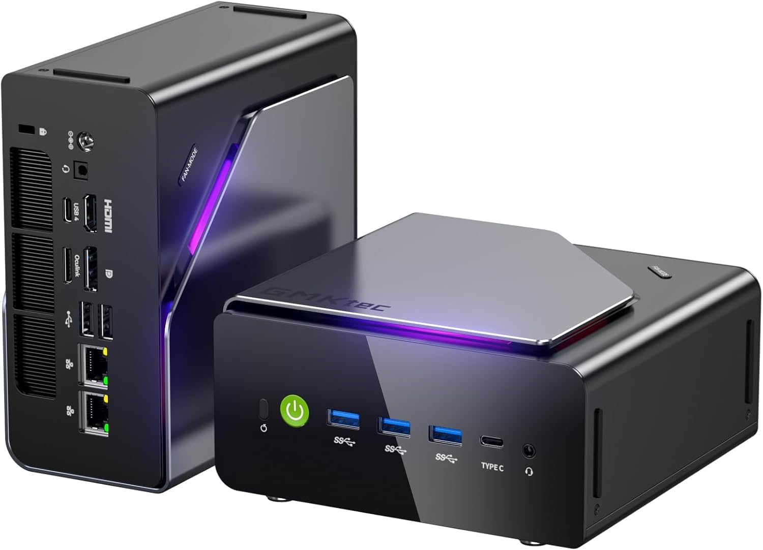 GMKtec K15 Mini PC, Intel Ultra 5 125U(12T/14C, Up to 4.3GHz), 16GB DDR5 1TB PCIe 4.0 SSD,GPU AI Boost (Int8), Mini Gaming Computer Quad 8K Display HDMI2.1+DP1.4+USB4+Type C