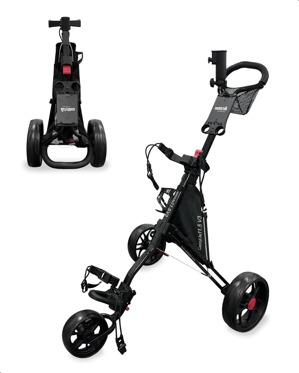 Caddytek Golf CaddyLite 11.5 V3 Superlite Deluxe Push Cart