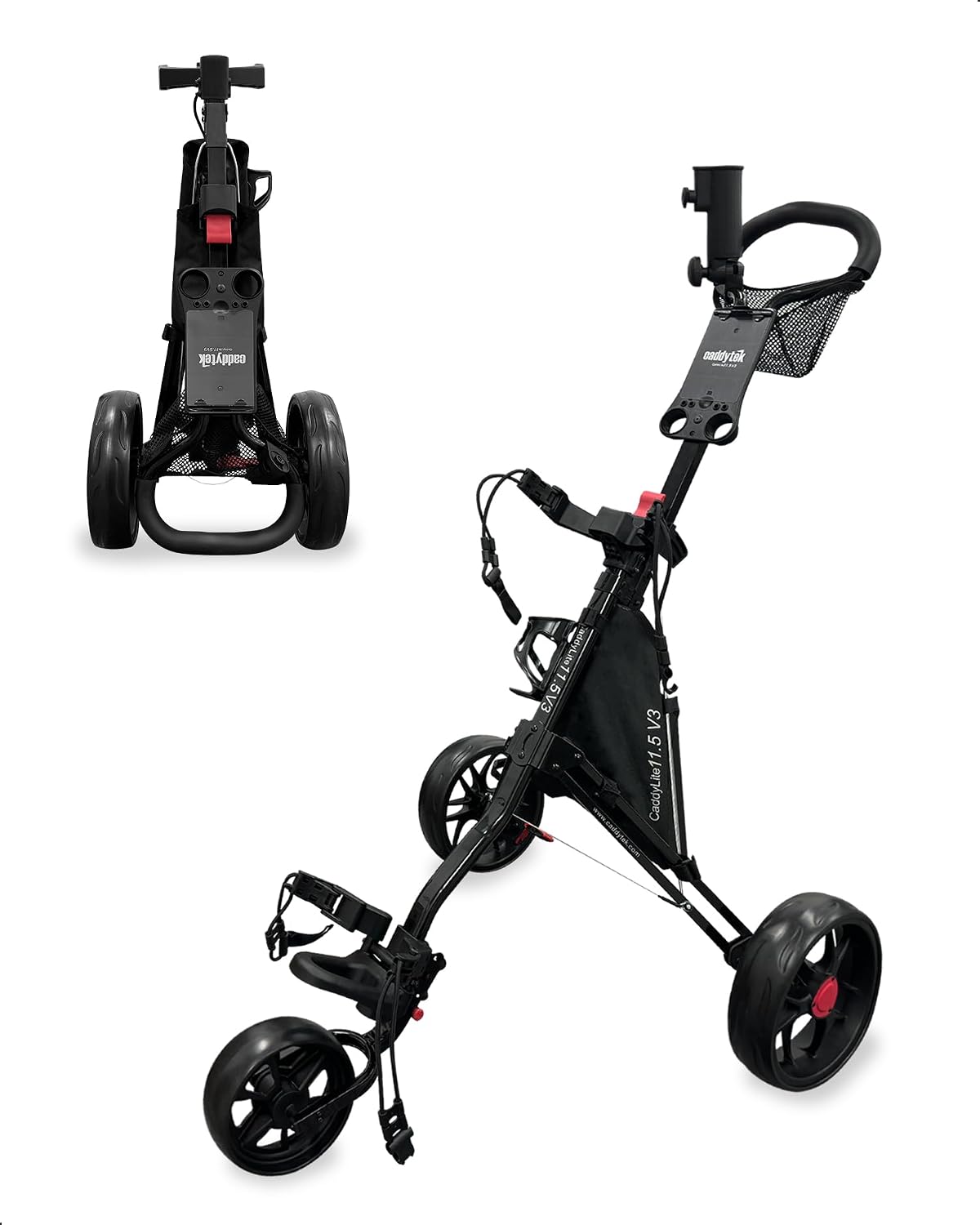 Caddytek Golf CaddyLite 11.5 V3 Superlite Deluxe Push Cart