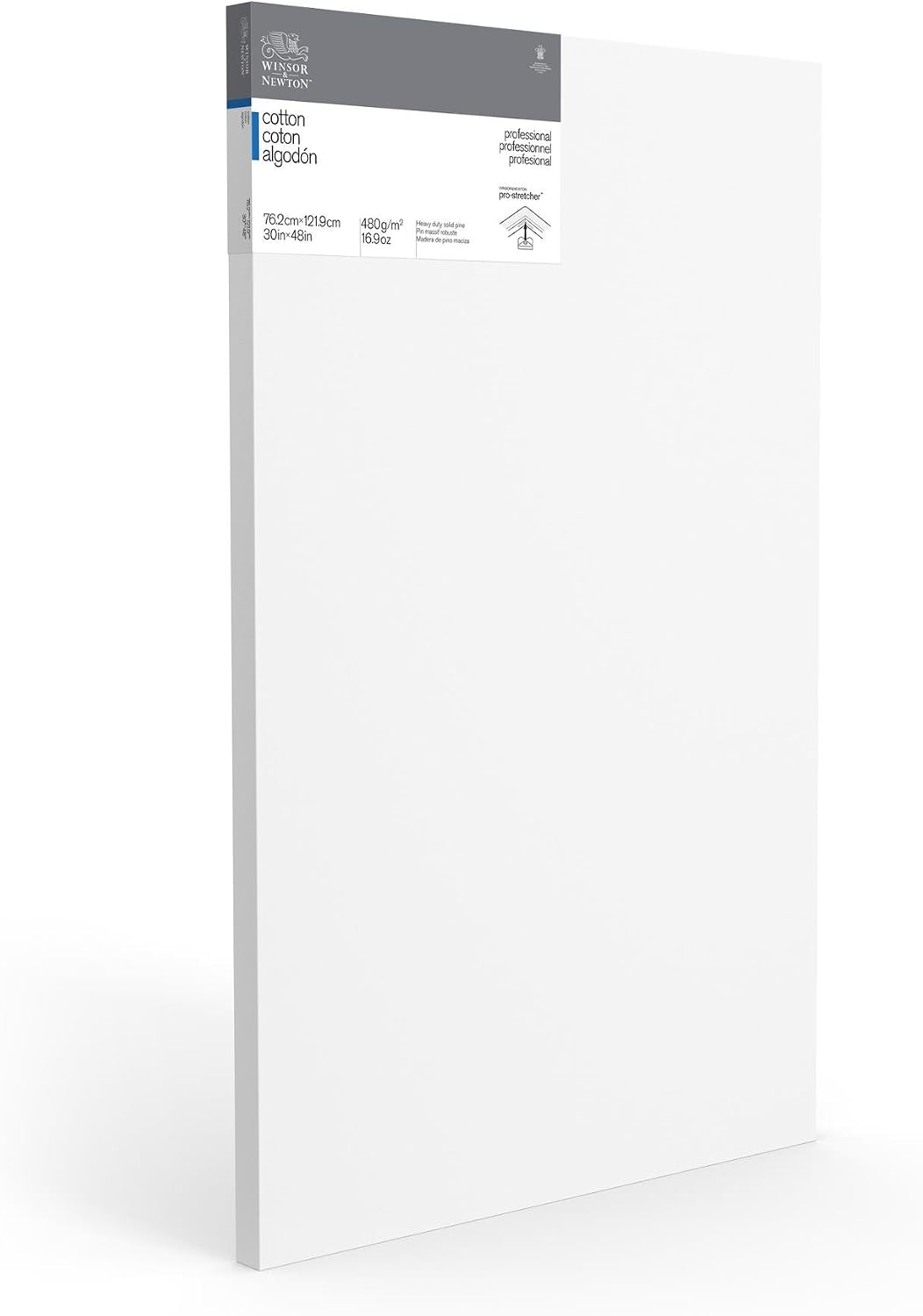 Winsor & Newton Professional Cotton Canvas, 30' x 48' Deep Edge