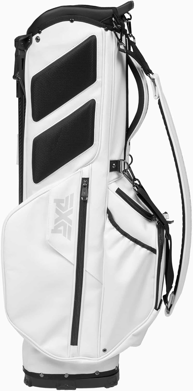 PXG Golf Carry Stand Bag, Xtreme, Deluxe, Lightweight, Aloha, with Carbon Fiber Stand Legs, 4-Way Top, 13 Pockets, Padded Back Panel, Insulated Water Bottle Pocket