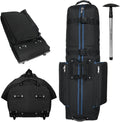 CaddyDaddy Constrictor Soft-Sided Golf Travel Bag Cover with Thick Dense Foam Padded Top 1 Year Full Travel Bag Replacement Coverage | Wheels & Lockable Zippers Case for Transporting Clubs on Airlines