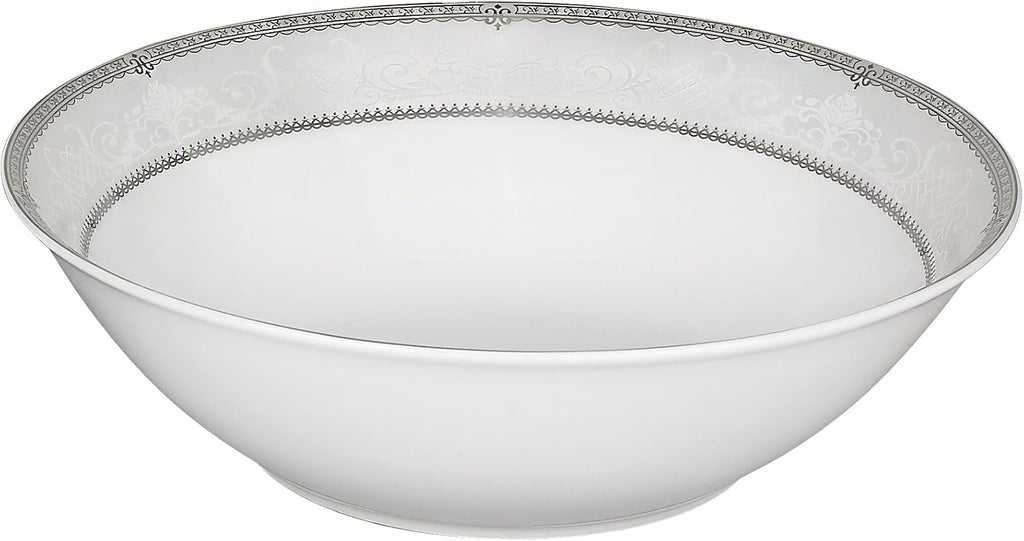 Lorren Home Trends 57-Piece Porcelain Dinnerware Set, Ballo, Service for 8