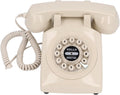 Audio Guestbook Phone, Retro Design Wedding Guest Book for Audio Recording, Voice Guestbook with 120 Hours 8G Capacity, for Special Events Like Parties Birthdays Weddings (Beige)