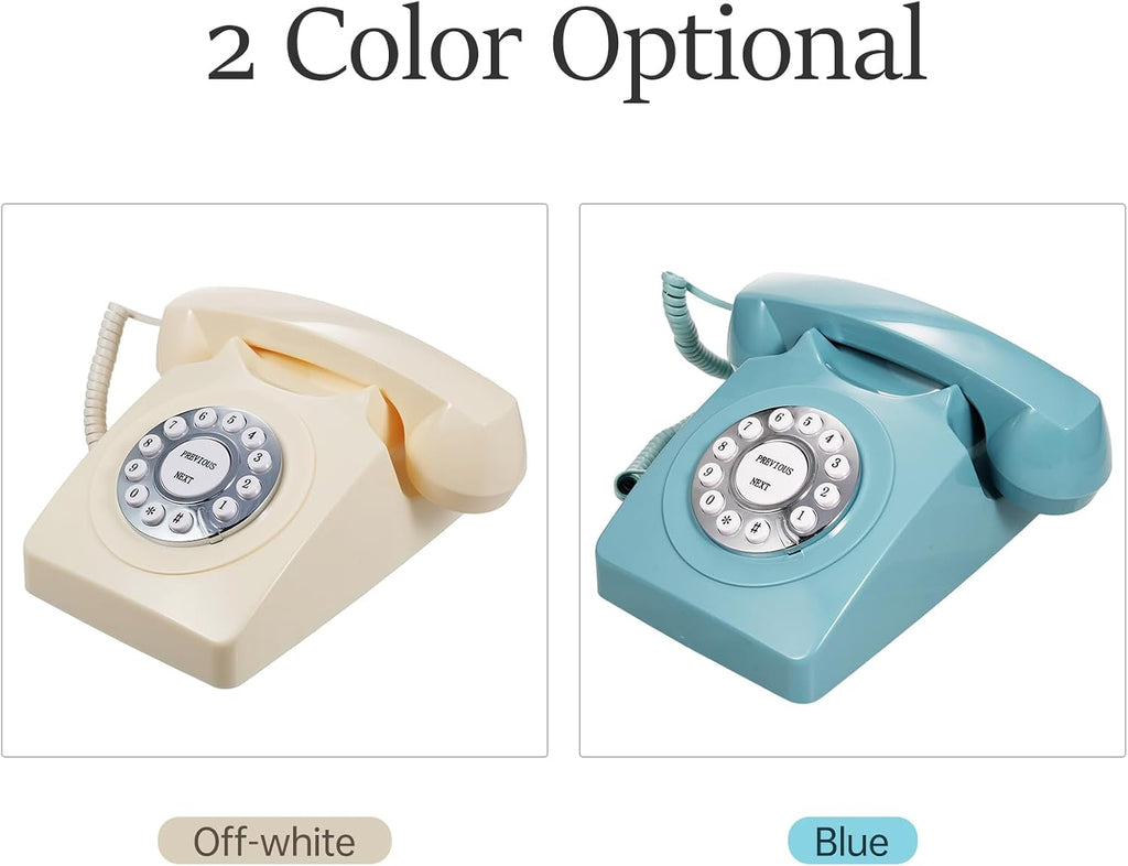 Audio Guest Book Wedding Phone - Retro Audio Message Record Wedding Phone Customized with Voicemail Best Wishes Suitable for Bridal Shower Birthday Party Baby Shower Anniversary Engagement