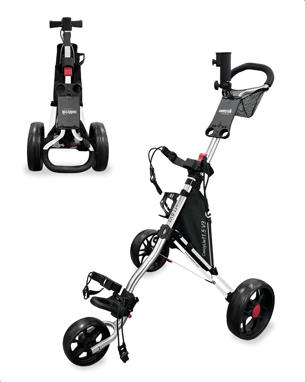 Caddytek Golf CaddyLite 11.5 V3 Superlite Deluxe Push Cart