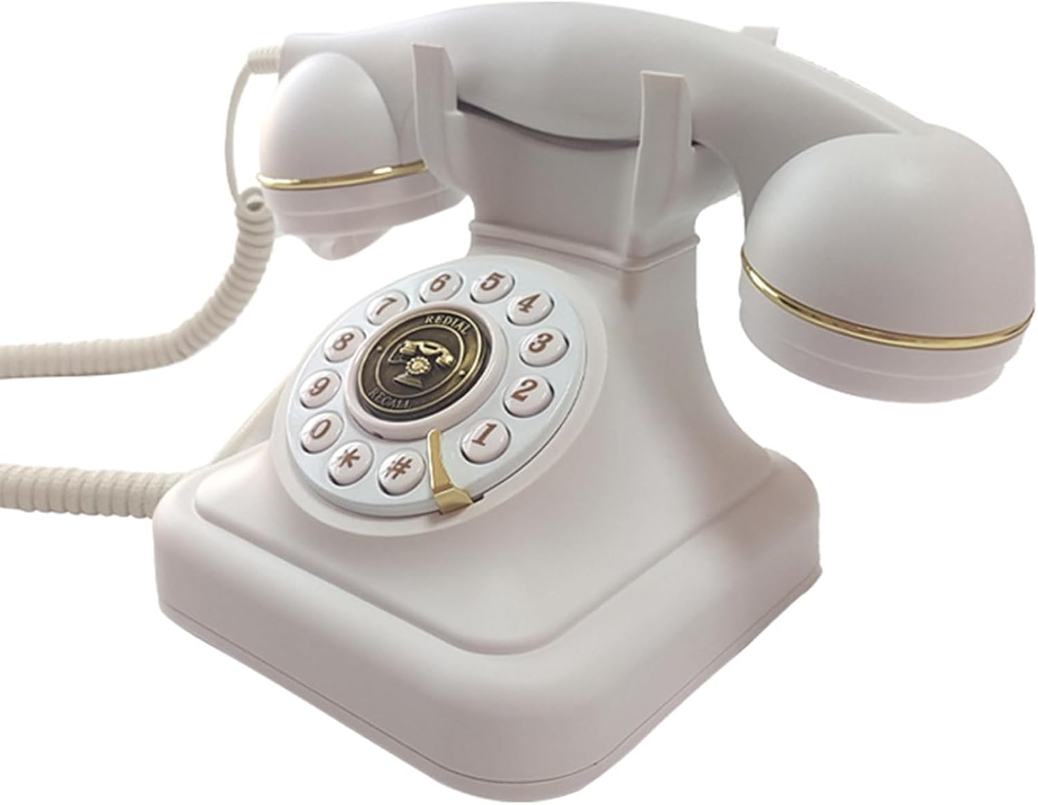 Audio Guest Book Wedding Phone, After The Tone Guest Phone Wedding,Customized Audio Guestbook Phone,Vintage Rotary Styled Record Guest Book Telephone for A Variety of Memorable Party Occasions