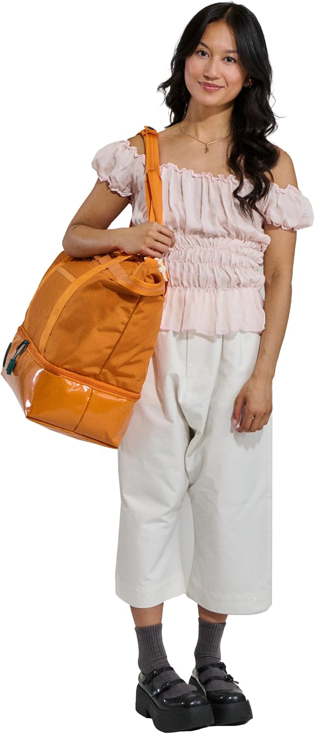 Baboon to the Moon Weekender Bag – Travel Bags for Women, Carry On Duffle with Shoe Compartment – Overnight Bag, Personal Item Travel, Weekend Bags (Caramel)