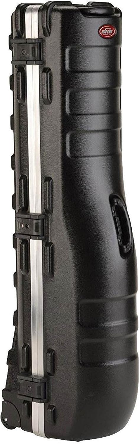 SKB Cases 2SKB-4814W ATA Deluxe Hard Plastic Golf Bag Travel Storage Case with Wheels for Cart Bags, Carry Bags, and 48 Inch Long Drivers (2 Pack)