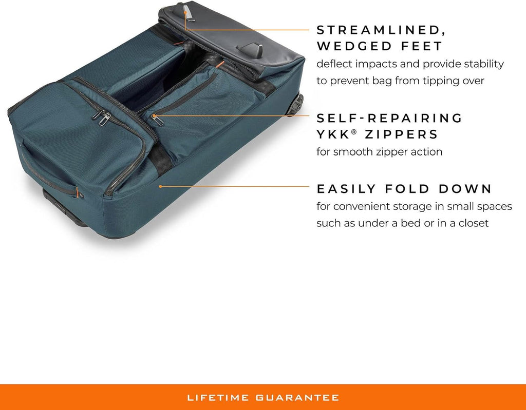 Briggs & Riley Travel Duffel Bag - Weekender & Overnight Luggage for Women & Men, Softside Bag - ZDX Collection