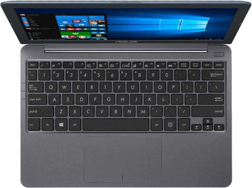 Asus Vivobook E203MA Thin and Lightweight 11.6' HD Laptop, Intel Celeron N4000 Processor, 4GB RAM, 64GB eMMC Storage, 802.11AC Wi-Fi, HDMI, USB-C, Win 10