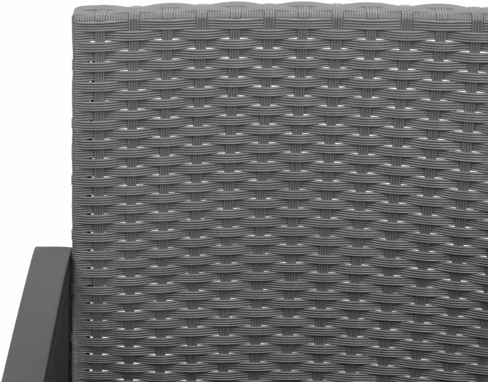 5 Piece Patio Dining Set with Cushions Dark Gray PP Rattanqueen Bed Frame with headboard Queen Size Bed Frame King Size Bed Frame King Platform Bed Frame Metal Bed Frame Queen Size