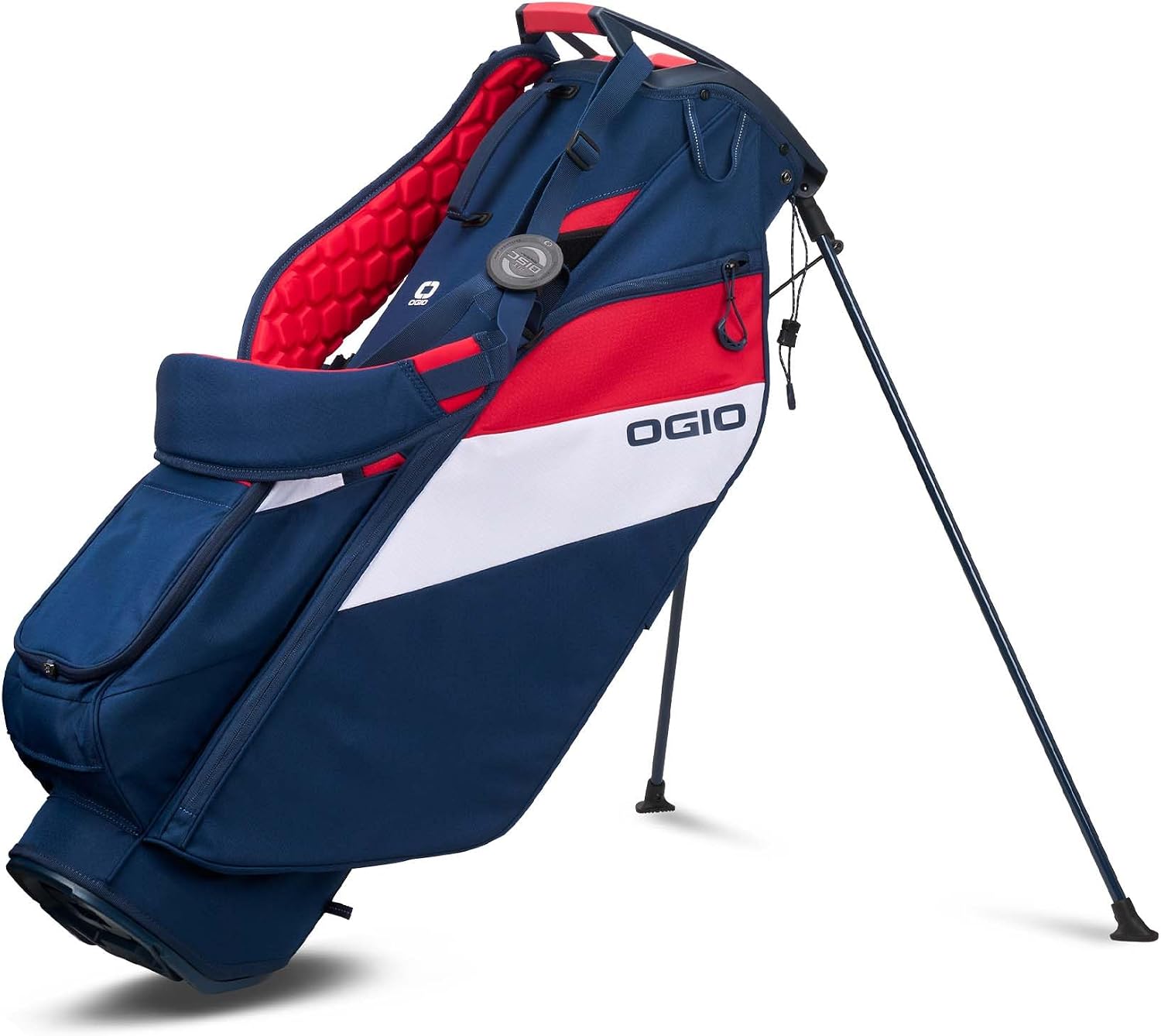 OGIO Golf Fuse 4 Stand Bag (Red/White/Blue)