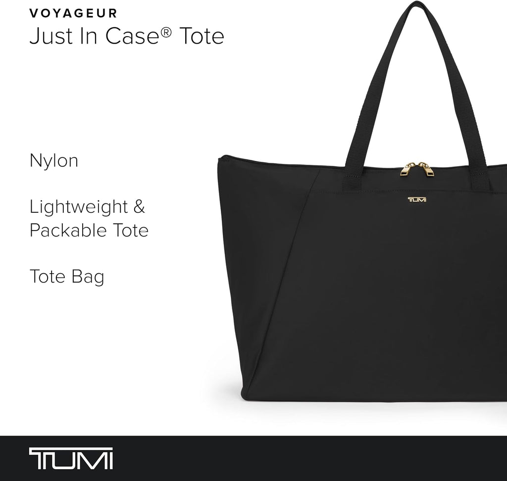 TUMI Just In Case Tote - Packable Travel Tote Bag for Women & Men - Carry Travel Accessories Easily