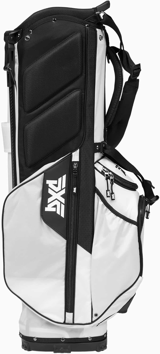 PXG Golf Carry Stand Bag, Xtreme, Deluxe, Lightweight, Aloha, with Carbon Fiber Stand Legs, 4-Way Top, 13 Pockets, Padded Back Panel, Insulated Water Bottle Pocket