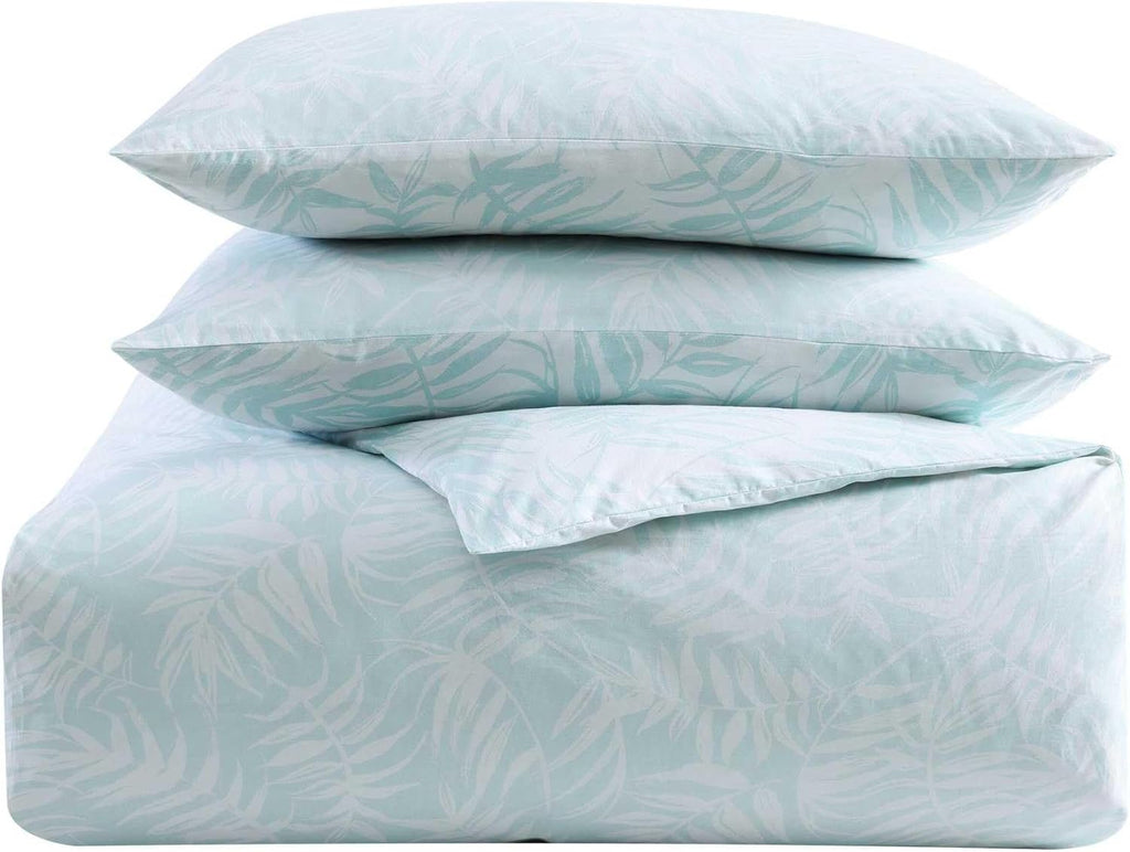 Tommy Bahama - Queen Comforter Set, Breathable Bedding with Matching Shams, Luxuriously Soft Bedding Set, Oeko-Tex Certified (Art of Palms Blue, Queen)