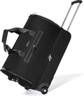 Modoker Convertible Rolling Garment Bag for Travel, Suit Travel Bag with Trolley, Garment Duffel Bag with Wheels & Shoes Compartment for Business Trip, Weekender - Black