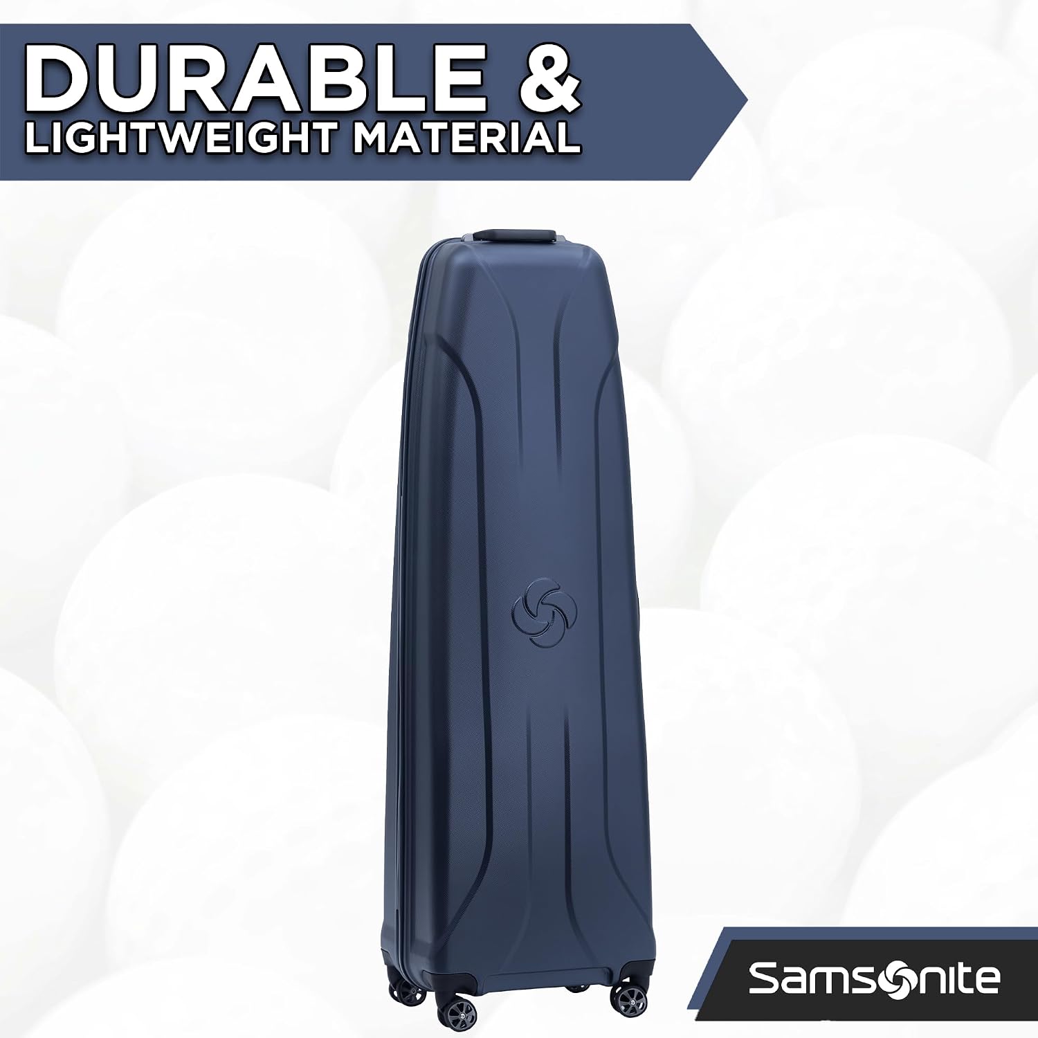 Samsonite Tour Premier Golf Hard Case Golf Travel Bag, Lightweight & Durable ABS Shell, 360 Degree Multi-Directional 'Shark Wheels'