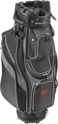 Founders Club 4th Generation Club Lock Organizer Golf Cart Bag for Men with 14 Way Anti Rattle Divider Top- Free Snap On Rain Hood-Full Length Dividers