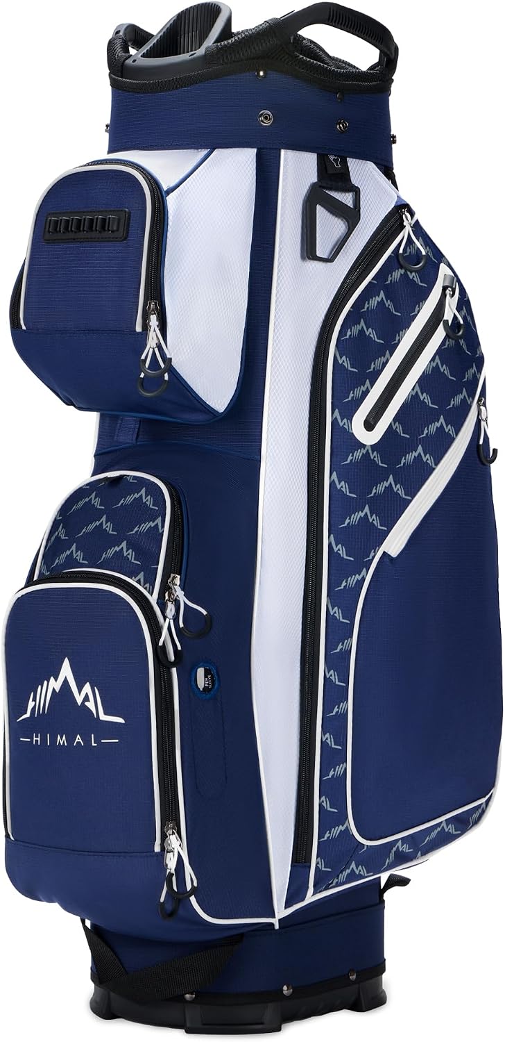 uniHimal 14 Way Golf Cart Bag Featuring Full-Length Divider Top and Multiple Pockets, Golf Bag for Men with Handles and Rain Cover