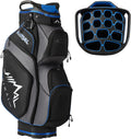 uniHimal 14-Way Golf Cart Bag, Full Length Premium Golf Bag for Men with Cooler Pocket, Handles and Rain Cover