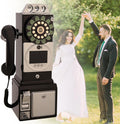 Video Audio Guest Book Wedding Phone, Audio Phone Guestbook, Record Customized Video Audio Messages,Record Preserve Your Special Occasions,Black